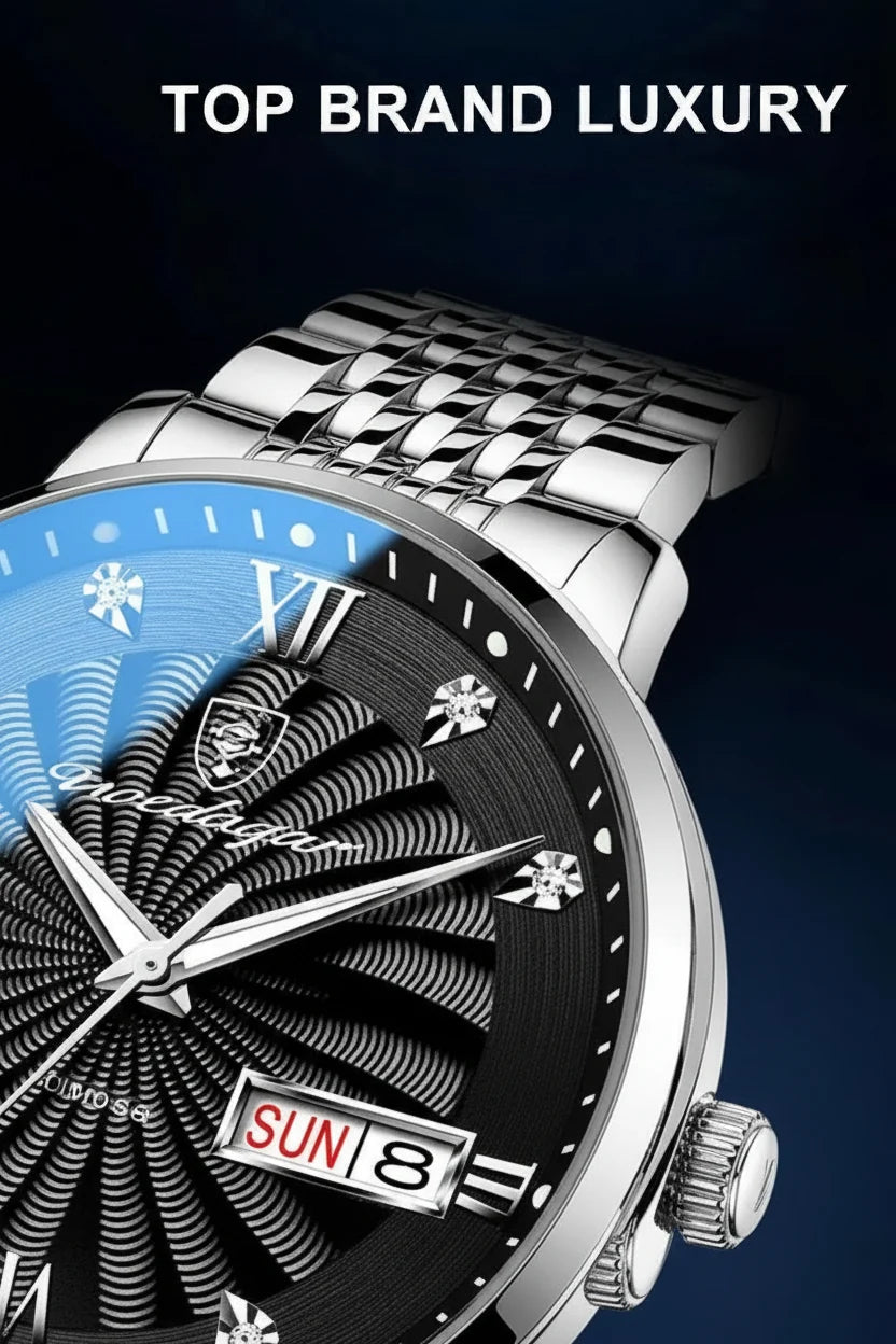POEDAGAR Royal Day-Date Watch