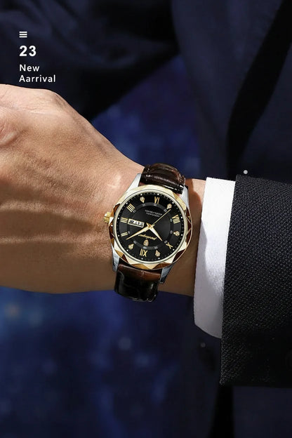 POEDAGAR Prestige Day-Date Watch