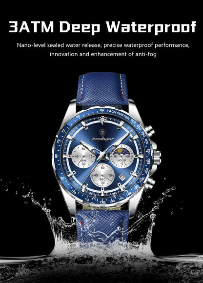 POEDAGAR Sport Chrono Watch