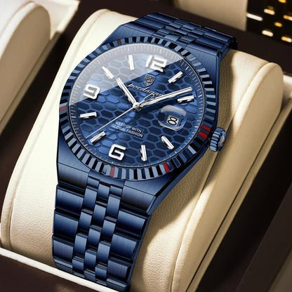 POEDAGAR Royal Steel Watch