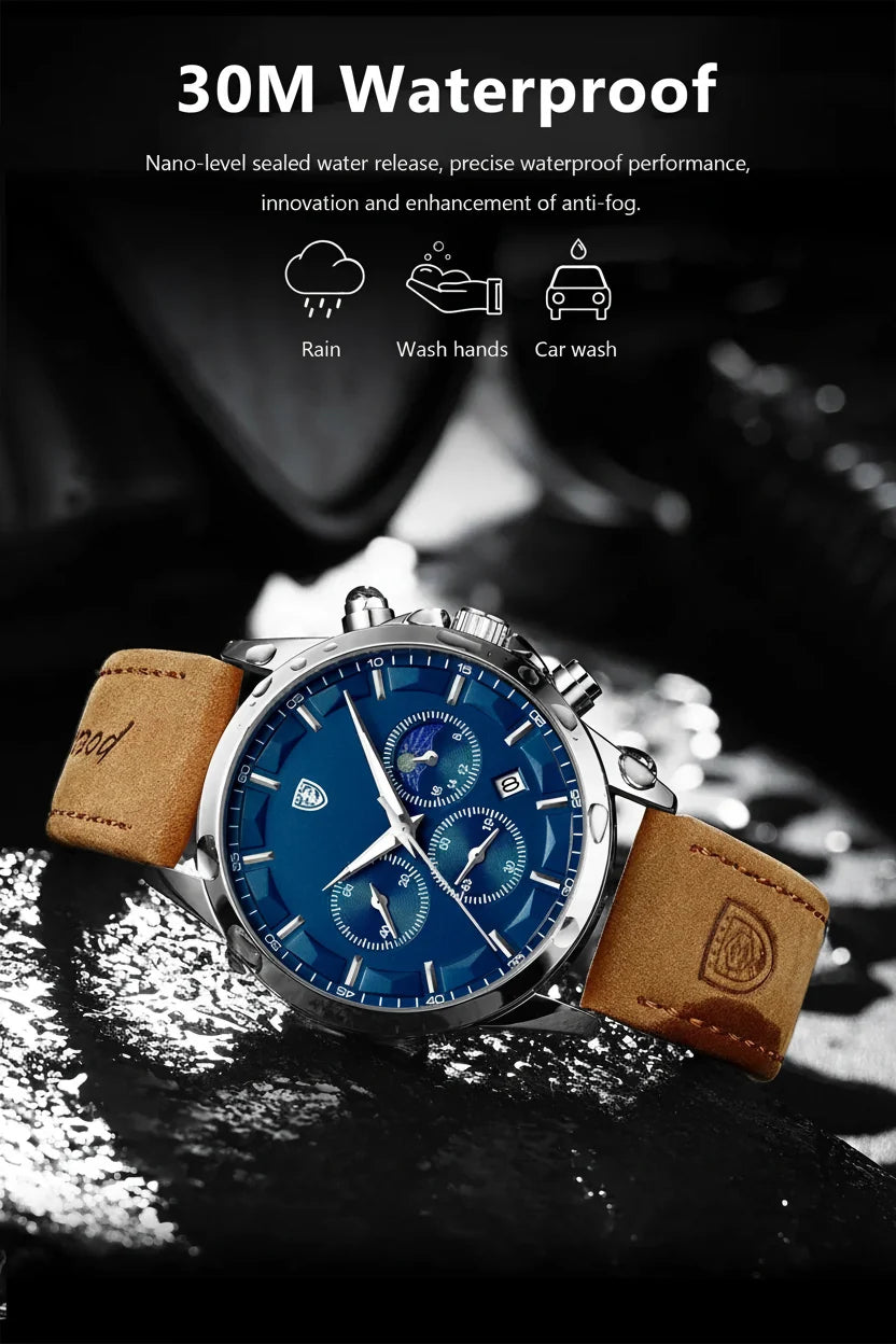 POEDAGAR Vanguard Chronograph Watch