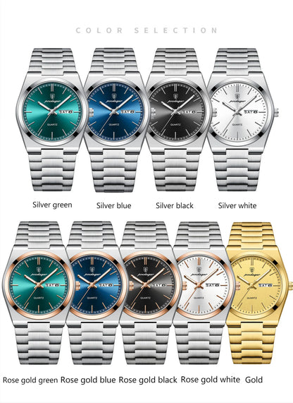 POEDAGAR Classic Date Watch