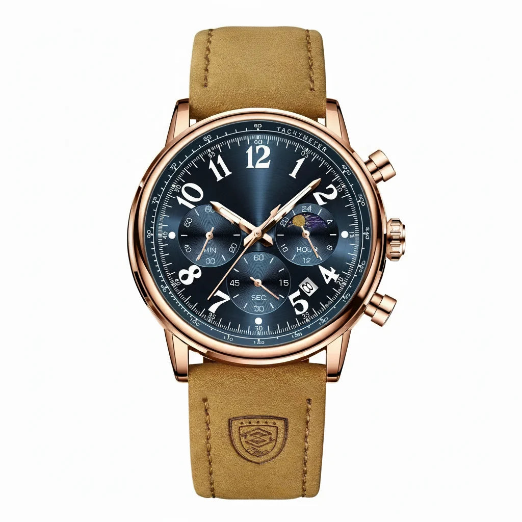 POEDAGAR Tactical Chronograph Watch