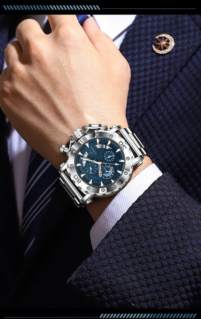POEDAGAR Titan Chrono Watch
