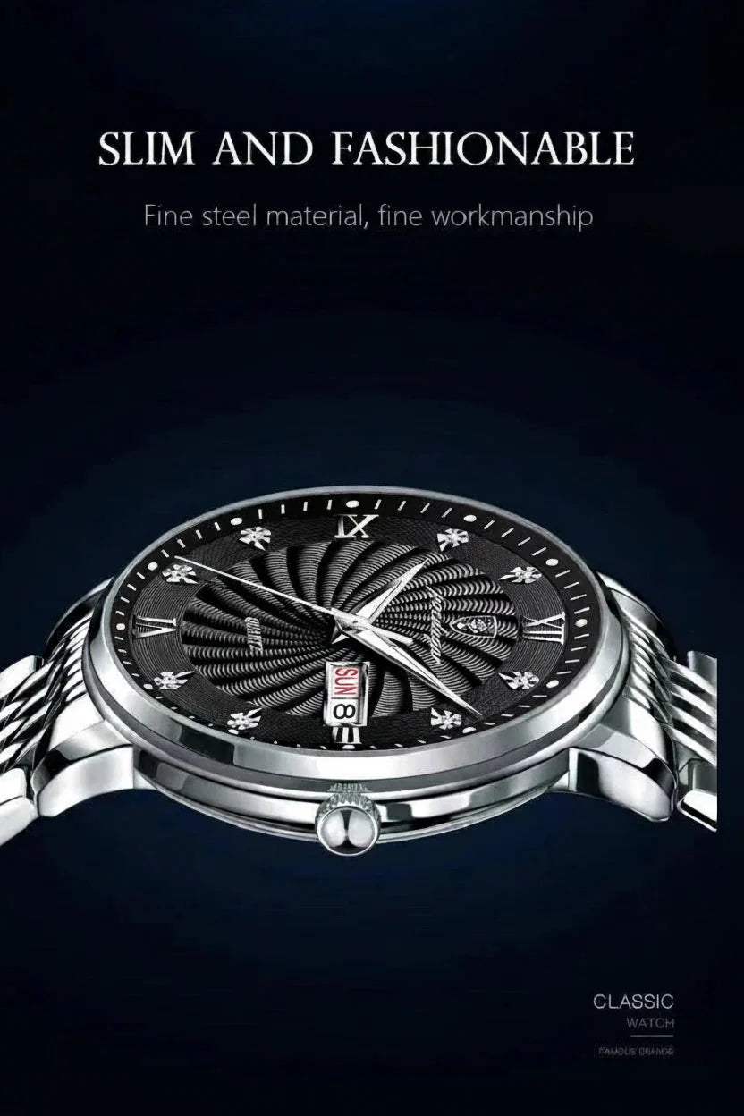 POEDAGAR Royal Day-Date Watch
