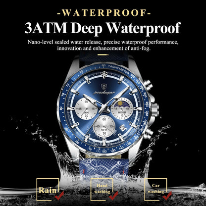 POEDAGAR Sport Chrono Watch