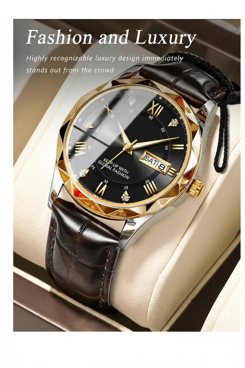 POEDAGAR Prestige Day-Date Watch