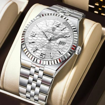 POEDAGAR Royal Steel Watch