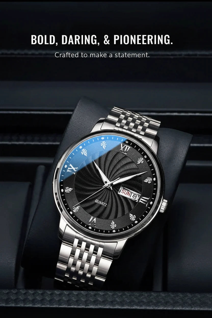 POEDAGAR Royal Day-Date Watch