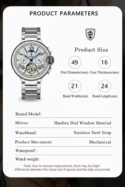 POEDAGAR Royal Automatic Watch