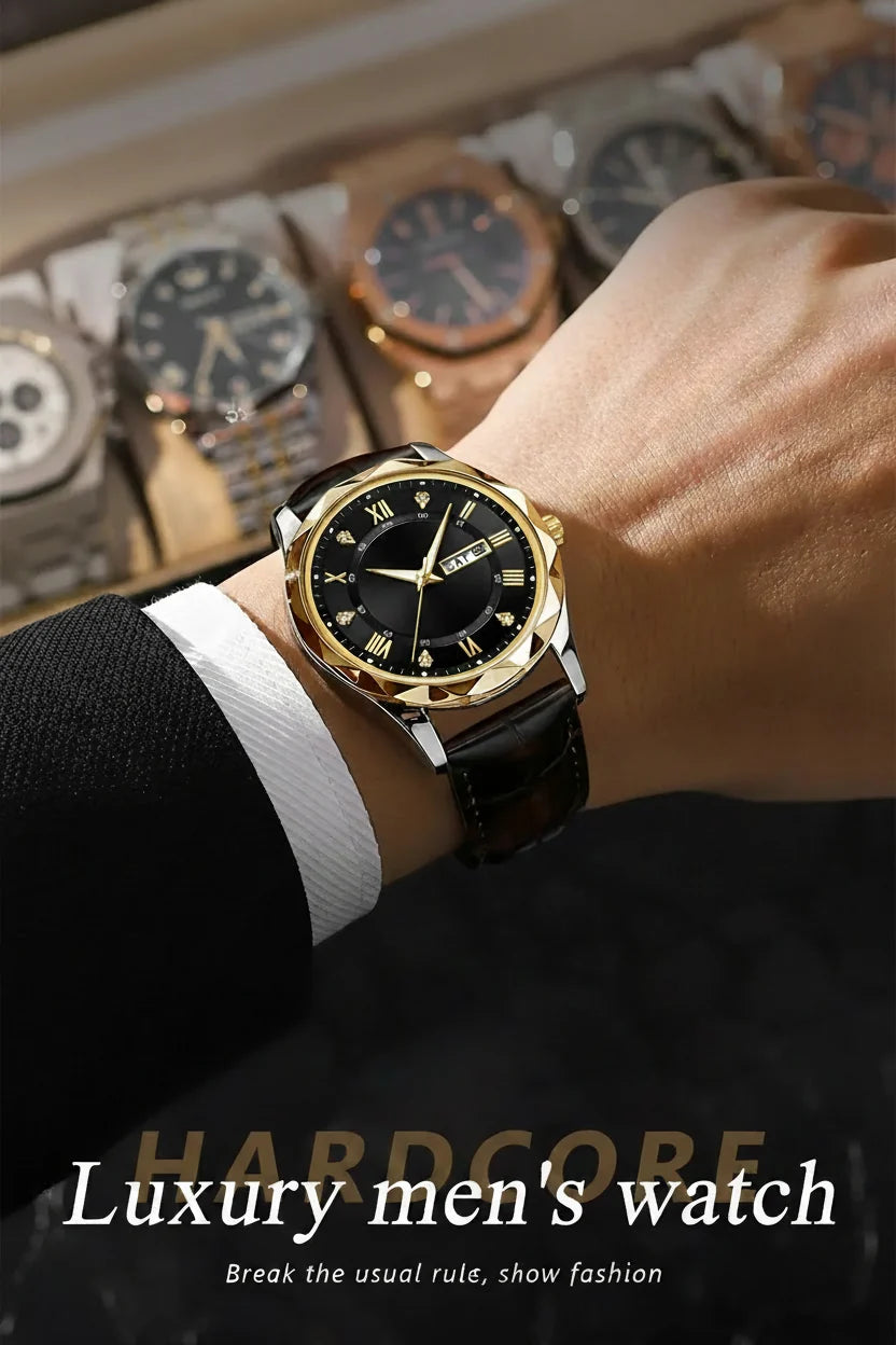 POEDAGAR Prestige Day-Date Watch