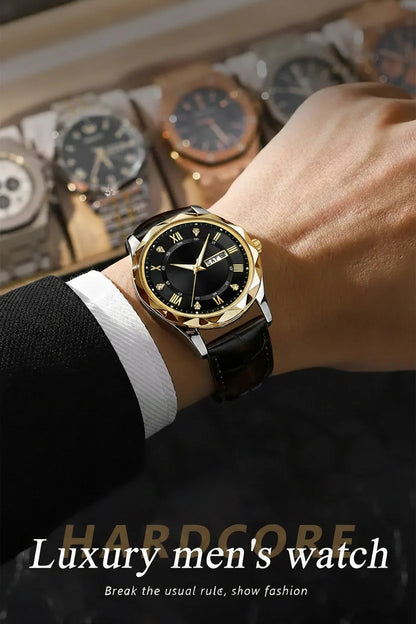 POEDAGAR Prestige Day-Date Watch