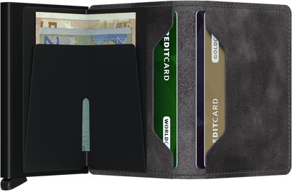 Secrid - RFID Protected Slim Wallet - Vintage - Grey-Black