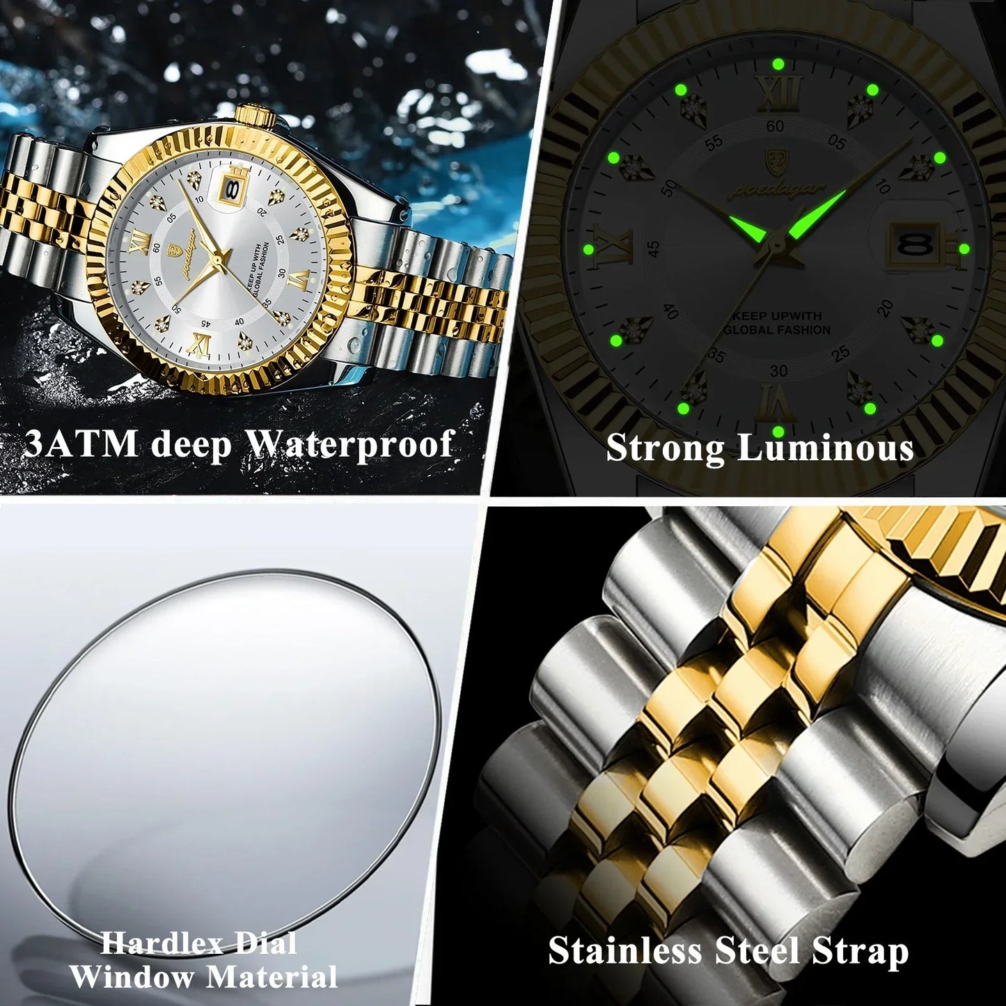 POEDAGAR Prestige Date Watch