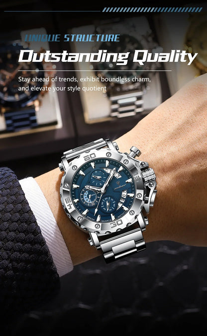 POEDAGAR Titan Chrono Watch
