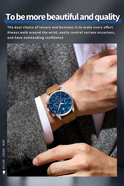 POEDAGAR Vanguard Chronograph Watch