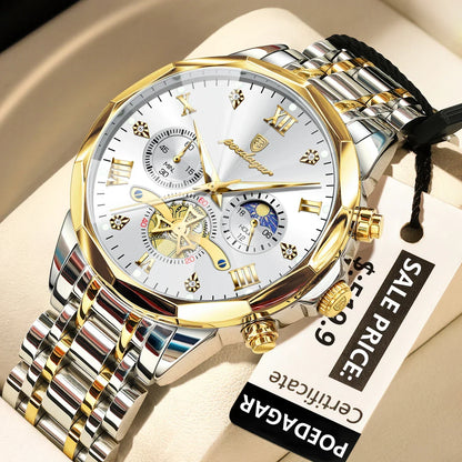 POEDAGAR Chrono Classic Watch