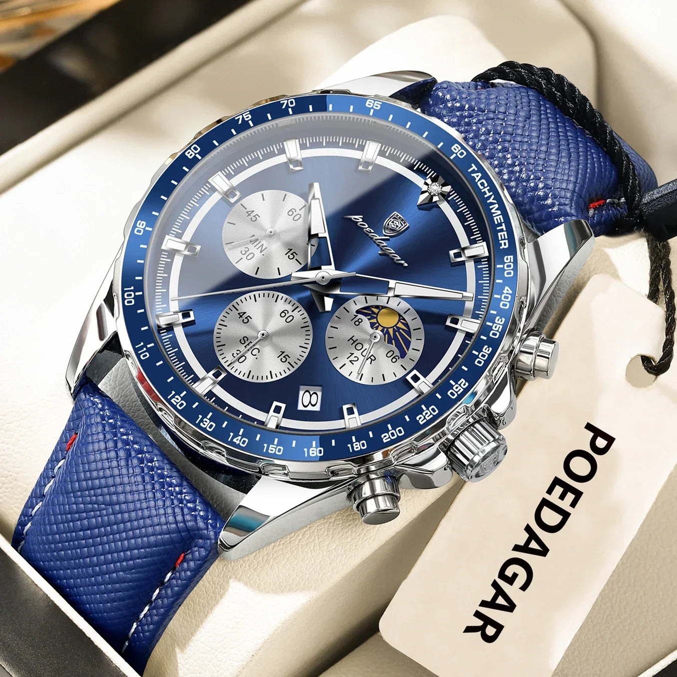POEDAGAR Sport Chrono Watch