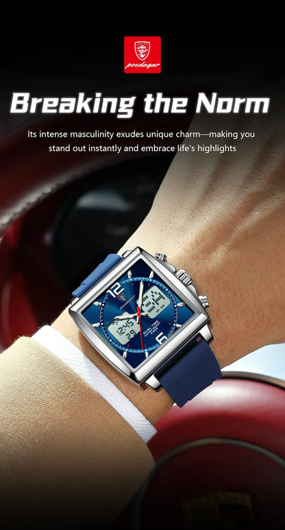POEDAGAR DualTech Sport Watch