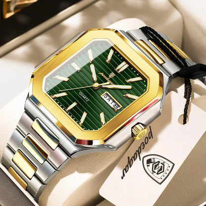 POEDAGAR Royal Square Watch