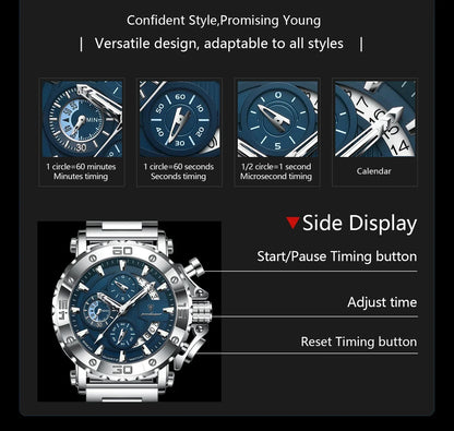 POEDAGAR Titan Chrono Watch