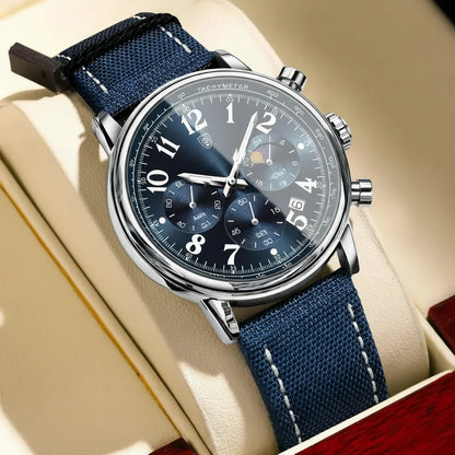 POEDAGAR Tactical Chronograph Watch