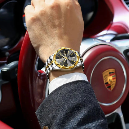 POEDAGAR Royal Steel Watch