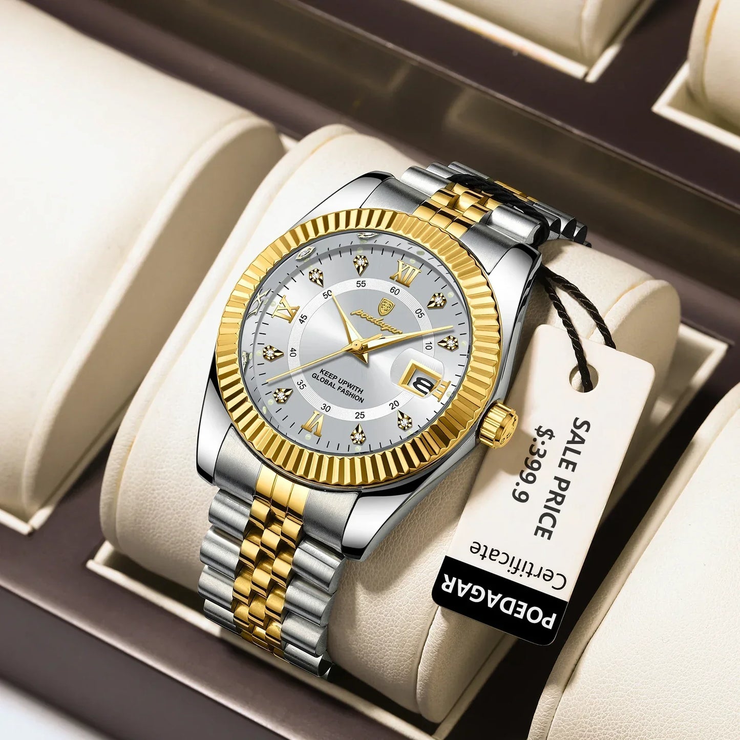 POEDAGAR Prestige Date Watch