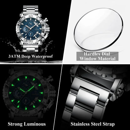 POEDAGAR Titan Chrono Watch