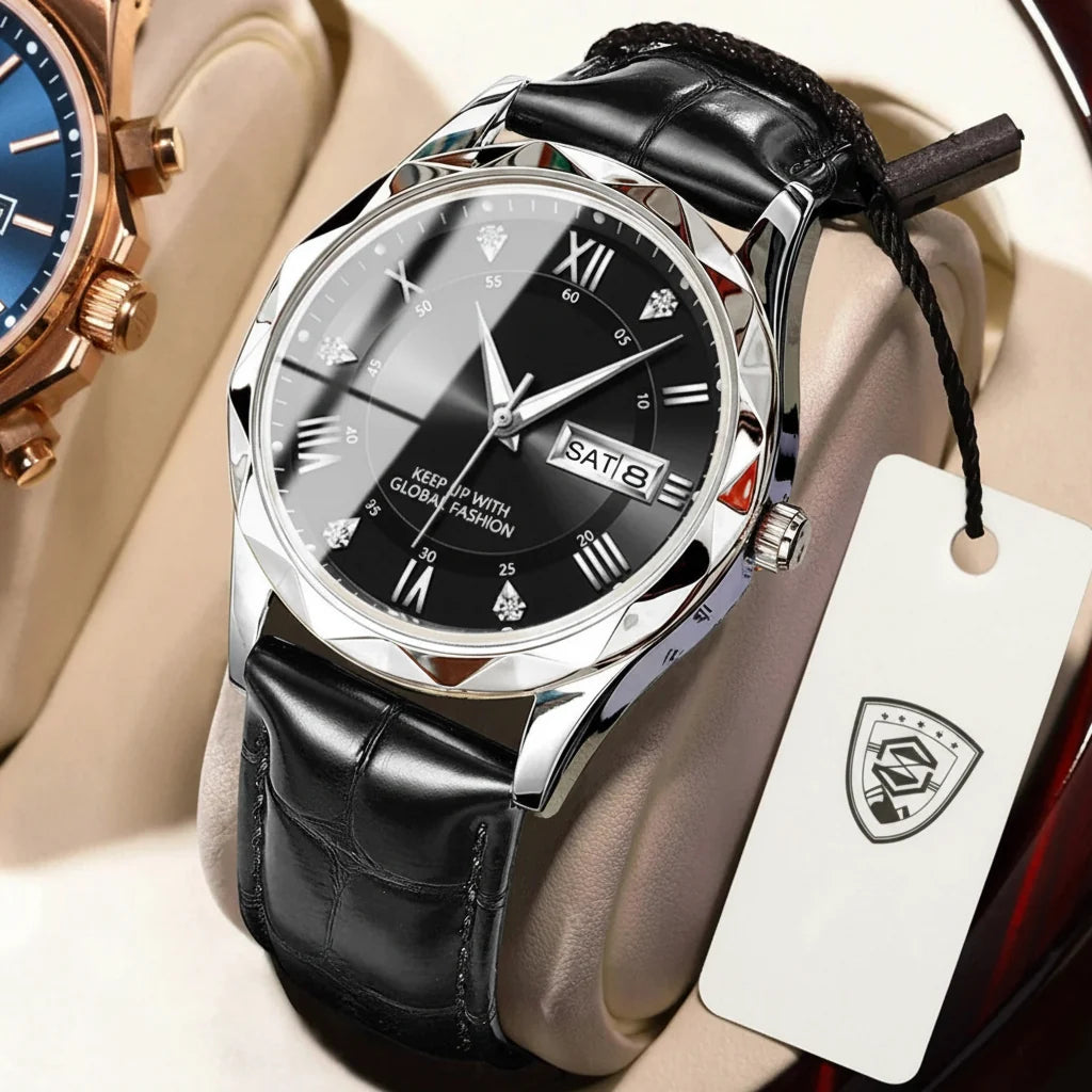 POEDAGAR Prestige Day-Date Watch