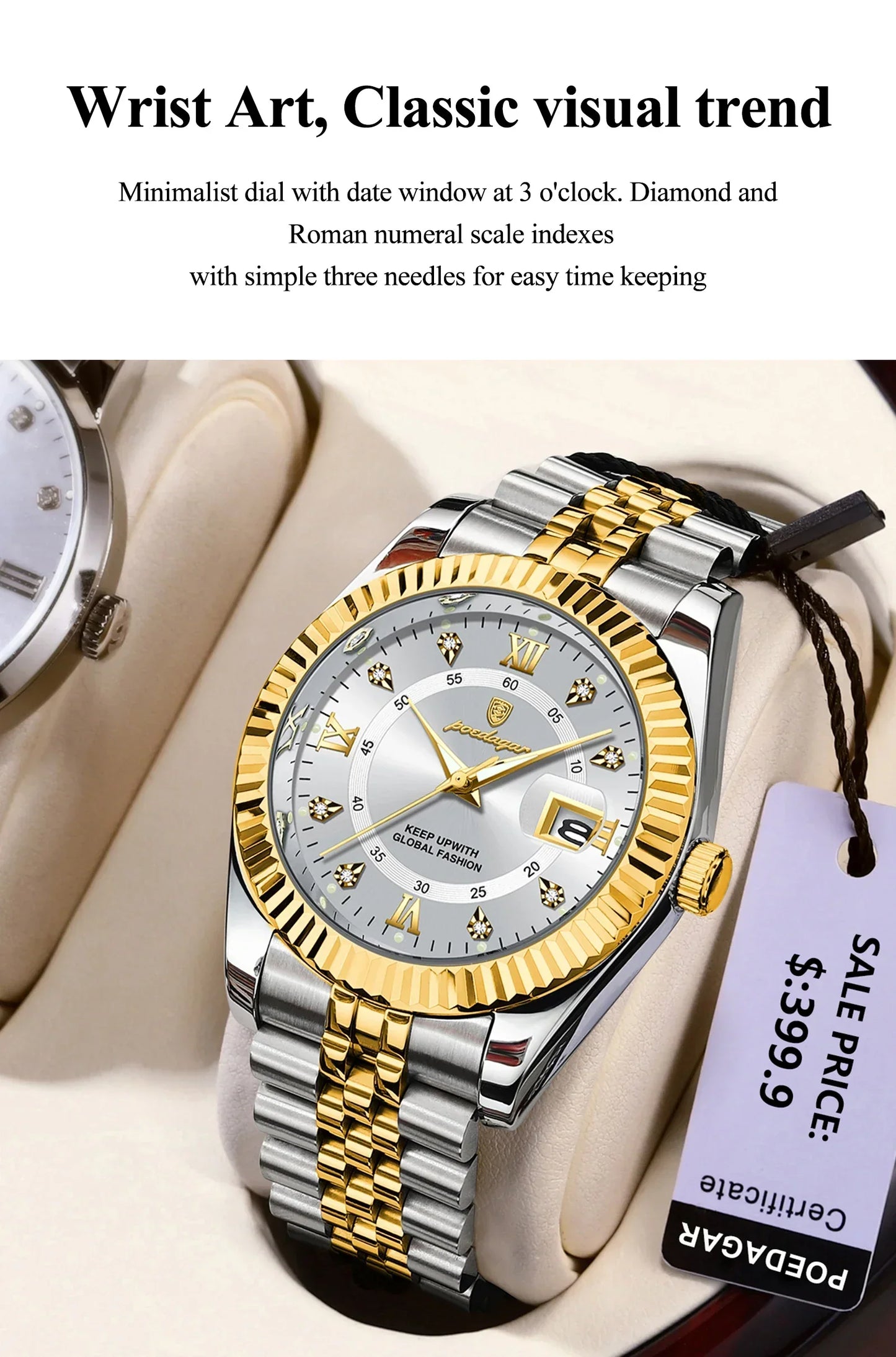 POEDAGAR Prestige Date Watch
