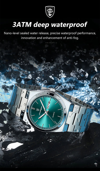 POEDAGAR Classic Date Watch
