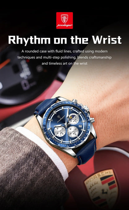 POEDAGAR Sport Chrono Watch