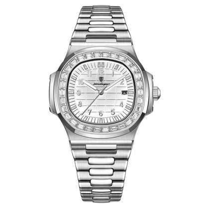 POEDAGAR Royal Grid Luxury Watch