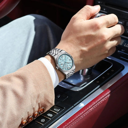 POEDAGAR Royal Steel Watch