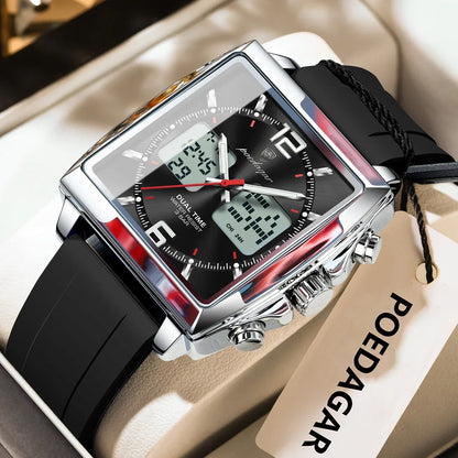 POEDAGAR DualTech Sport Watch