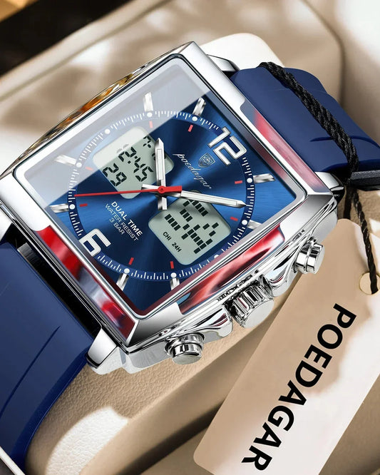 POEDAGAR DualTech Sport Watch
