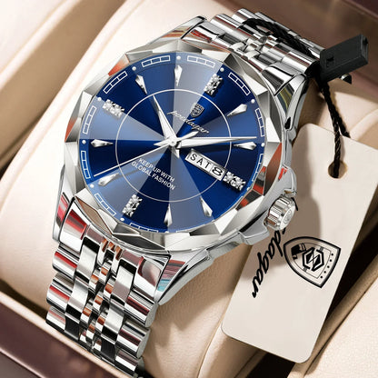 POEDAGAR Royal Steel Watch