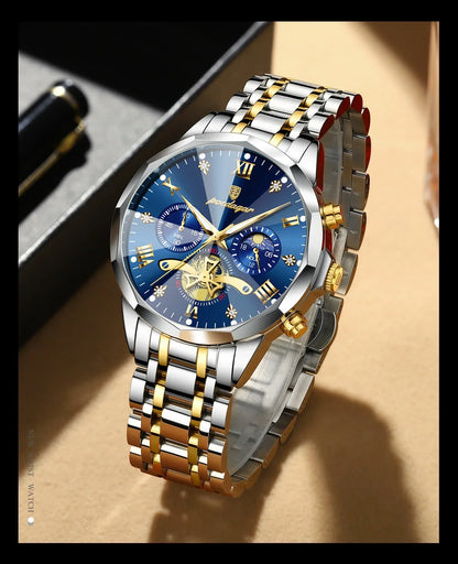 POEDAGAR Chrono Classic Watch