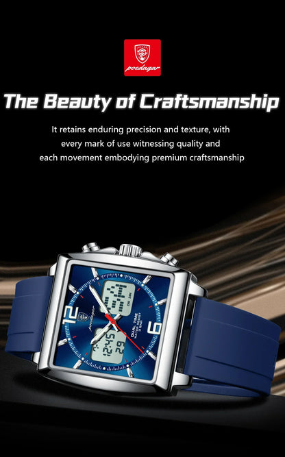 POEDAGAR DualTech Sport Watch