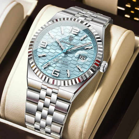 POEDAGAR Royal Steel Watch