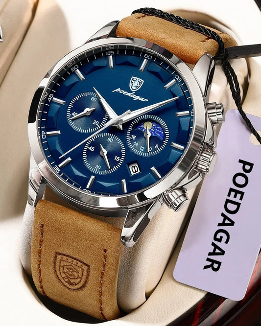 POEDAGAR Vanguard Chronograph Watch