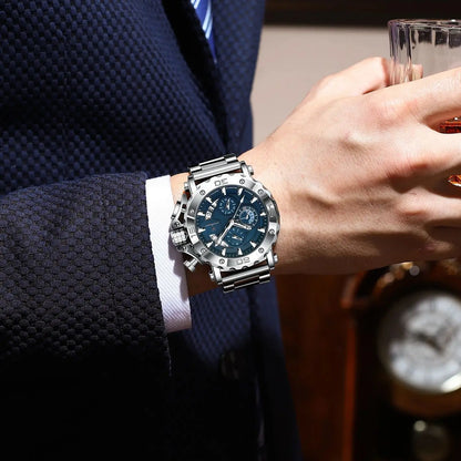 POEDAGAR Titan Chrono Watch
