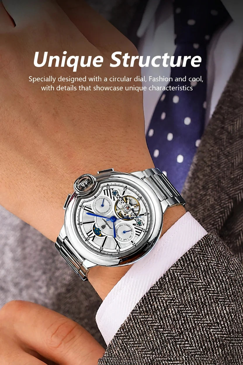 POEDAGAR Royal Automatic Watch