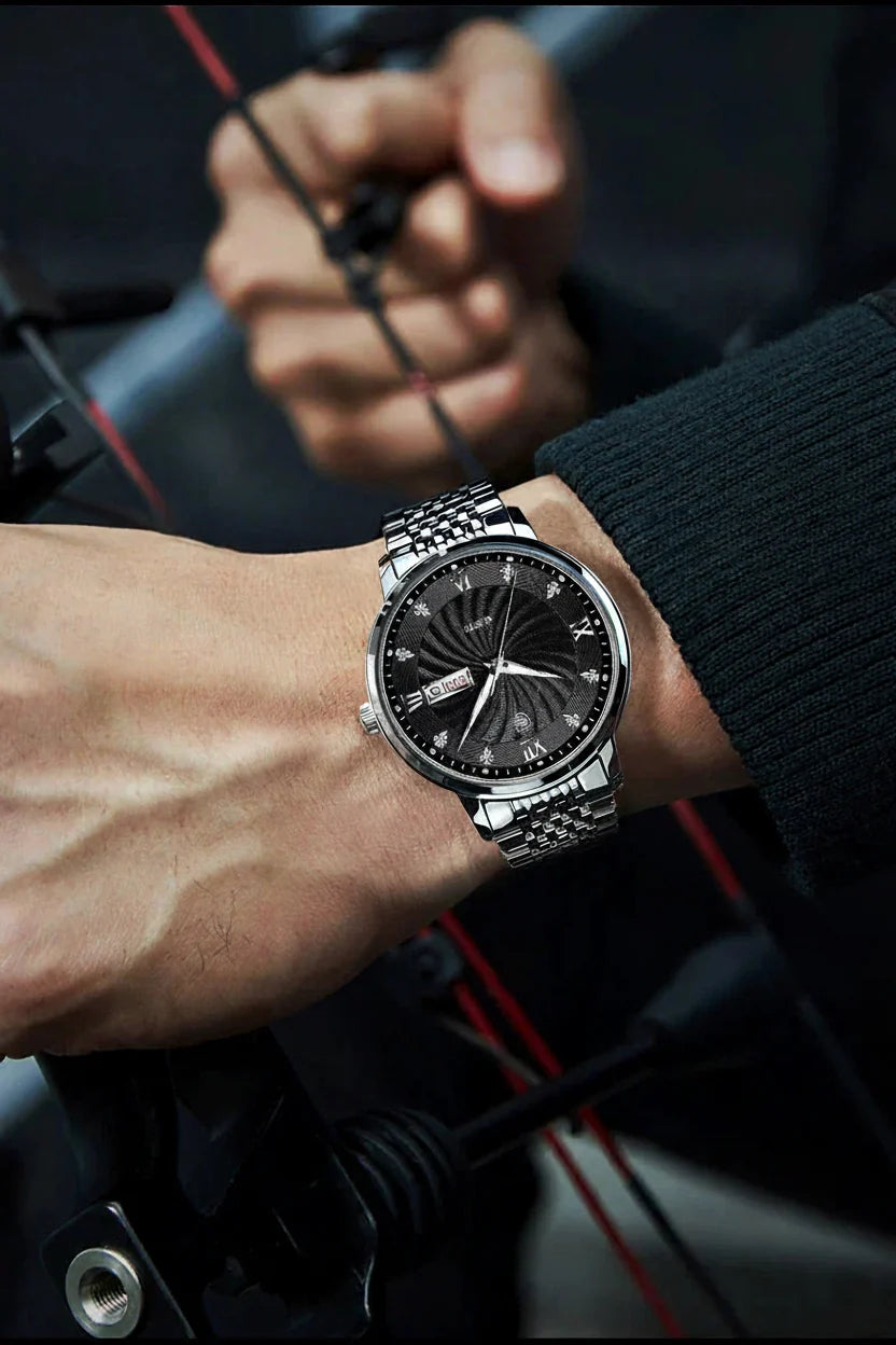 POEDAGAR Royal Day-Date Watch