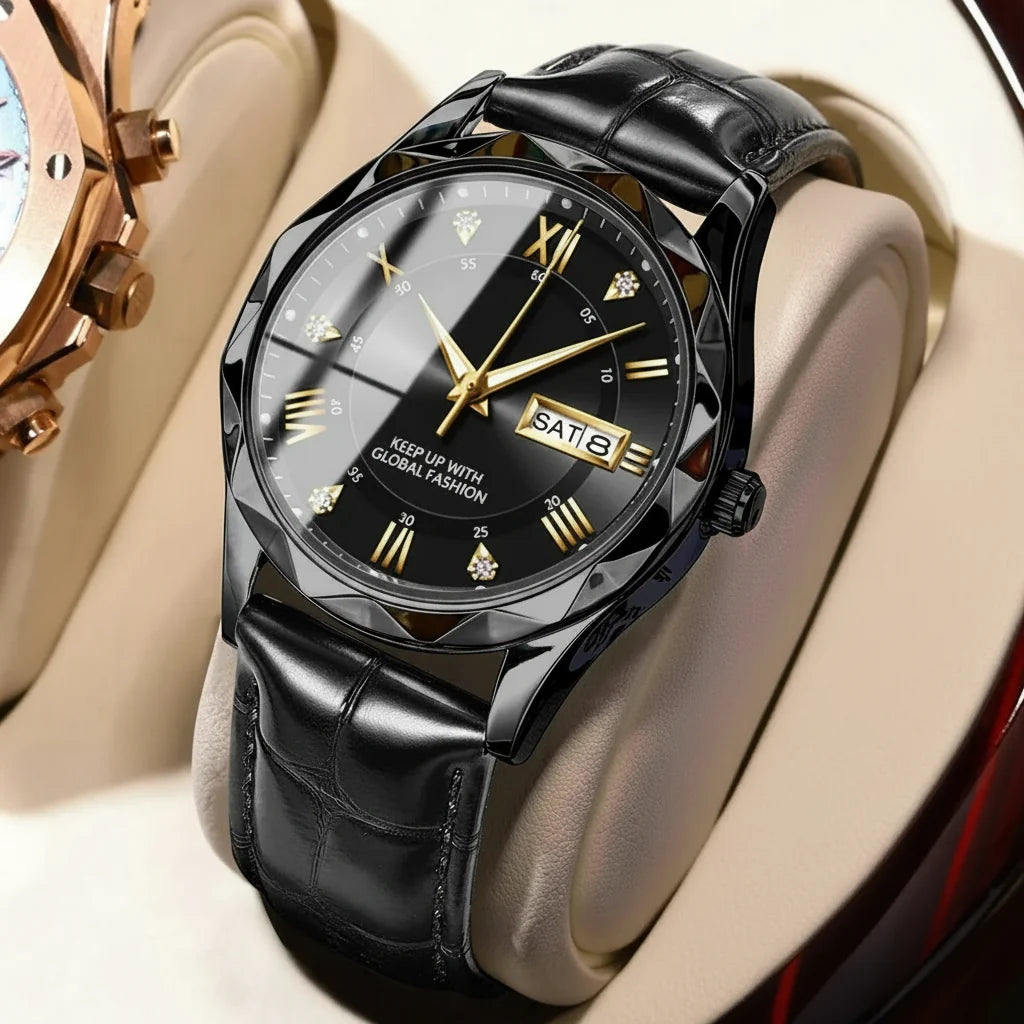 POEDAGAR Prestige Day-Date Watch