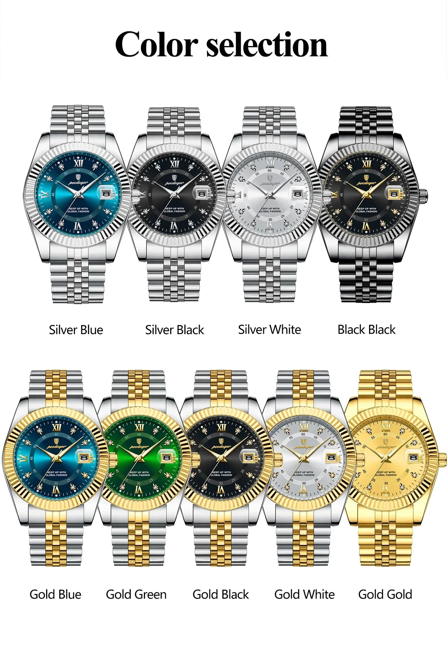 POEDAGAR Prestige Date Watch