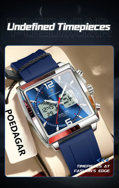 POEDAGAR DualTech Sport Watch