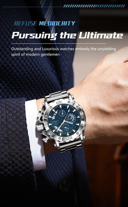 POEDAGAR Titan Chrono Watch