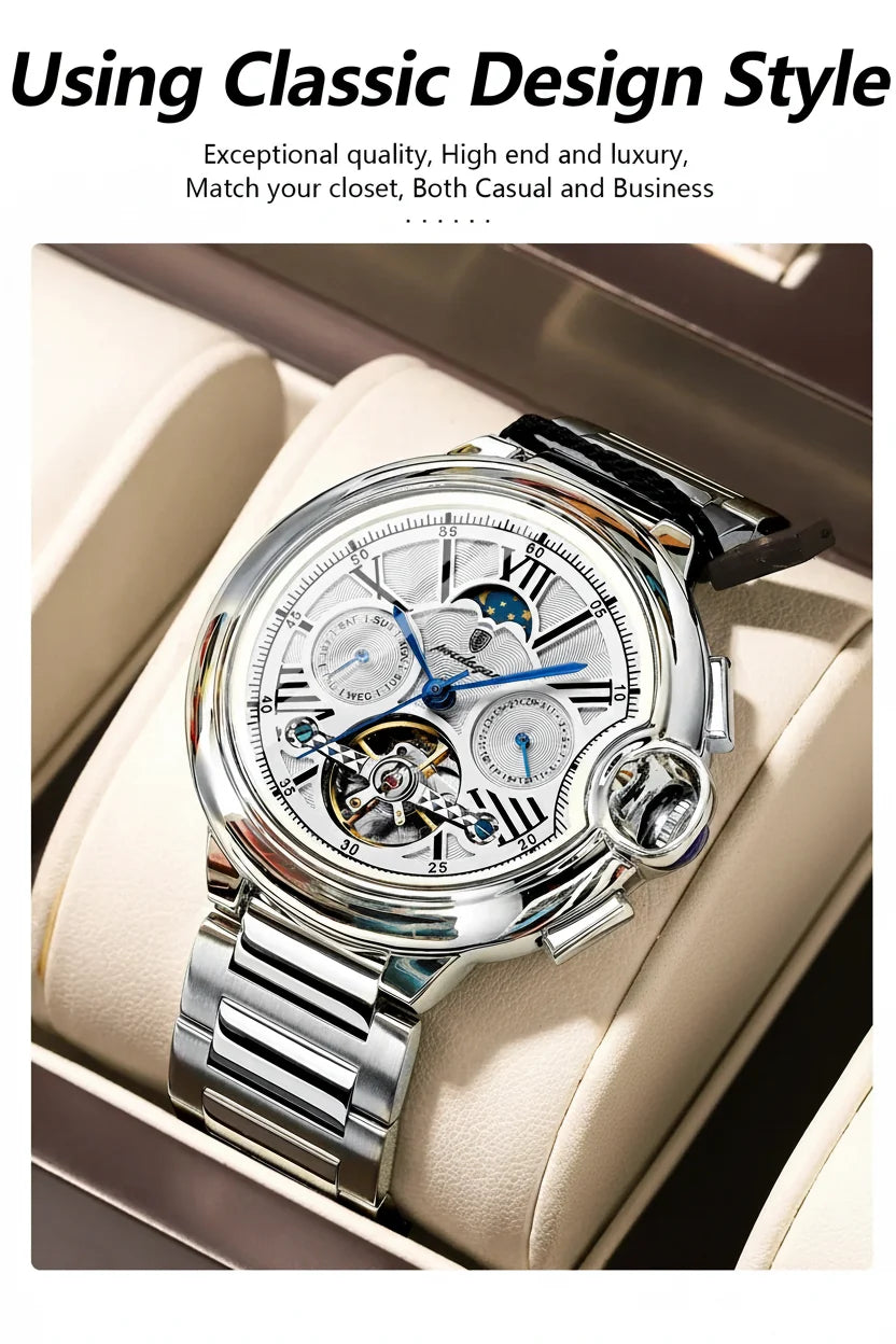 POEDAGAR Royal Automatic Watch